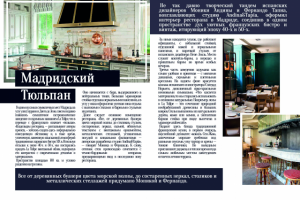 Разворот статьи в журнале