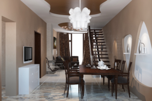 ДИЗАЙН СТОЛОВОЙ С ЗАЛОМ