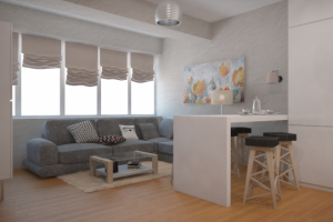 ДИЗАЙН КВАРТИРЫ НА ЦОКОЛЬНОМ ЭТАЖЕ