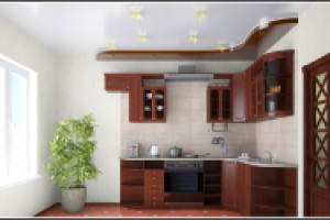 Кухня из фото в 3d