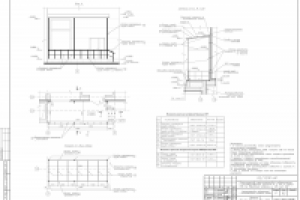 Разработка ж/б крылец с металлическим ограждением