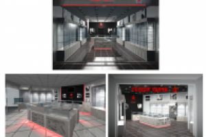 Визуализация интерьера магазина