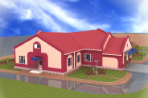 3д-визуализция центра реабилитации (реконструкция)