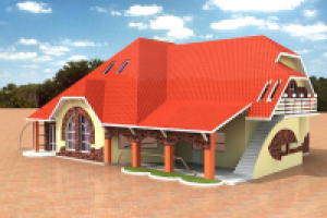 3-д Визуализация кафе