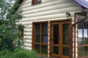 Виниловый блок хаус Holzblock от компании Holzplast