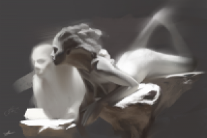 digital paint sculpture Fred Fisher