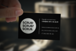 Визитная карточка интернет-магазина Scrub! Scrub? Scrub.
