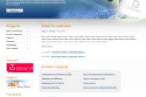 Дизайн сайта DS Technologies(внутренняя страница)