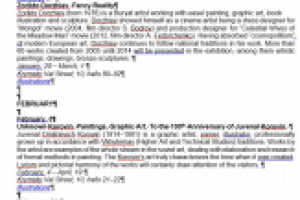 Перевод анонса выставок для Третьяковской галереи