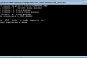 Консольный редактор DBF-файлов.
