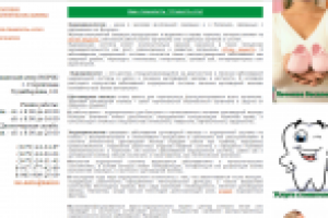 Наполнение всех разделов сайта  http://noriss.ru/