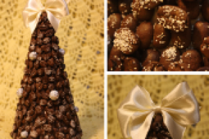 Ёлочка из кофейных зерен