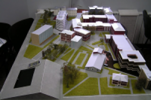 макет района