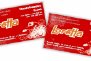 визитка Loretta