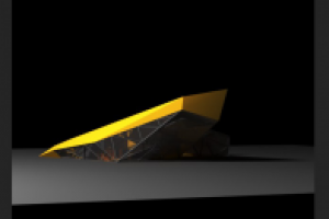 Первичный объемный эскиз к выставочному пространтву