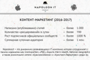 Для IT-компании Napoleonit