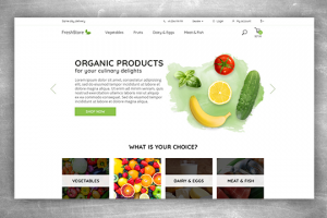 FreshStore - Дизайн интернет магазина