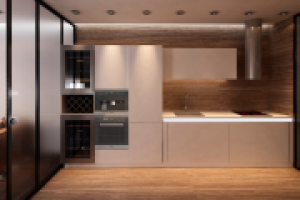 Визуализация проекта интерьера квартиры.