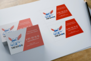 Визитка тягачок