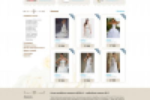 Сайт-каталог свадебных платьев