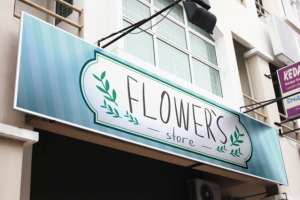 Логотип цветочного магазина