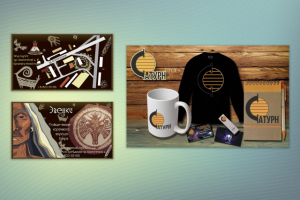 Дизайн визитки и продолжение фирменного стиля радиоволны