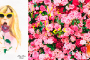 "La vie en rose. Стиль Miss Dior" (работа с коллажами)