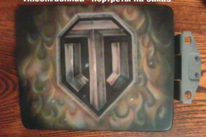 Аэрография на лючке бензобака