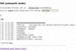 Отправка факса