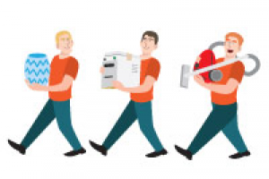 Персонажи для рекламы переездов