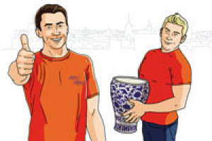 Персонажи для рекламы переездов