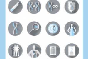 Иконки генетической лаборатории