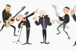 Группа 2517 в образе мультгероев