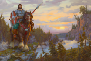 иллюстрация для альбома "Илья Муромец"