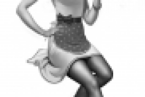 рекламная иллюстрация в стиле пин ап