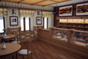 Дизайн интерьера пекарни