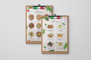 Дизайн и верстка вкладки в меню