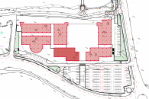 План паркинга в строящемся ТЦ на проспекте Боголюбова, Дубна