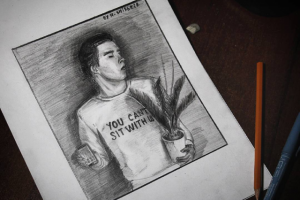 Рисунок: портрет блогер Кирилл Черкасов