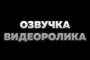 Пример озвучки видео