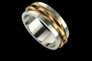 Обручальное кольцо,3d модель