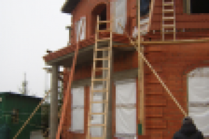 Проект загородного дома для индивидуального заказчика.