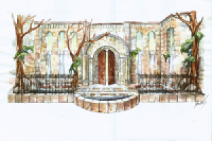 Эскиз фонтана