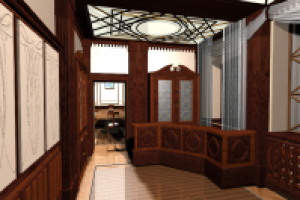 Проект интерьеров VIP-зоны ЦДКЖ.