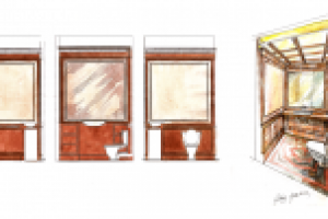 Эскиз гостевого туалета