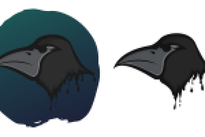 Маскот-Логотип "Ворон"