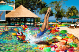 Плакат для рекламы конфет