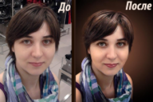 Ретушь кожи, цветокоррекция