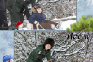 Цветокоррекция, удаление ненужных элементов