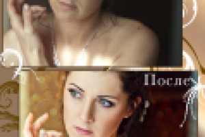 Ретушь кожи, свето-цветокоррекция, коллаж